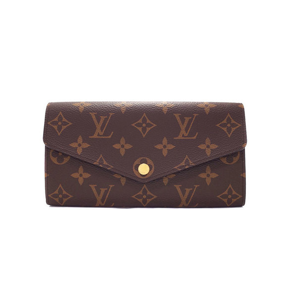 Louis Vuitton Monogram Sarah Bifold Long Wallet Portefeuille - Picture 1 of 5
